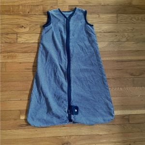 Burts Bees Baby Beekeeper Sleep Sack Medium 26-30" 16-24lbs 6-12m Stripes Cotton